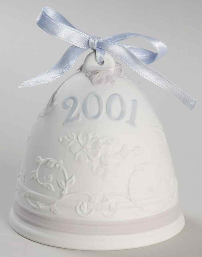 Annual Christmas Bell 2001-L6718m - Boxed by Lladro-1