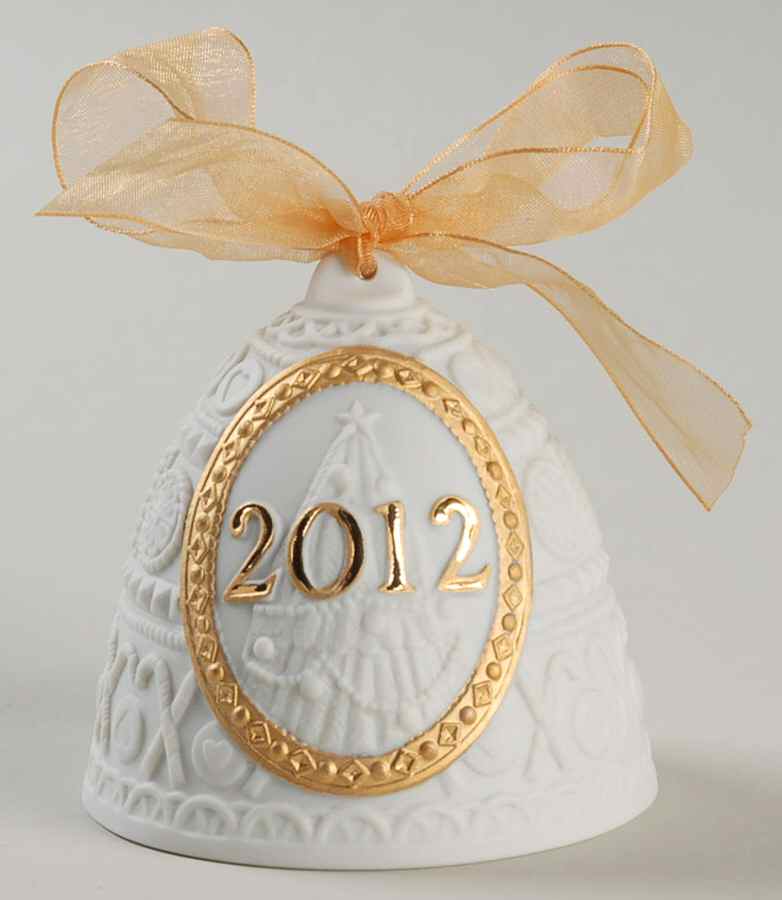 Annual Christmas Bell 2012 Re-Deco Gold L8359 - Boxed by Lladro-1
