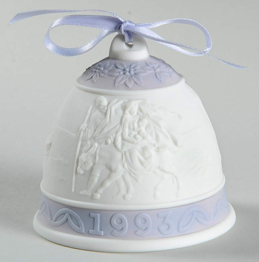 Annual Christmas Bell 1993-L6010m - No Box by Lladro-1