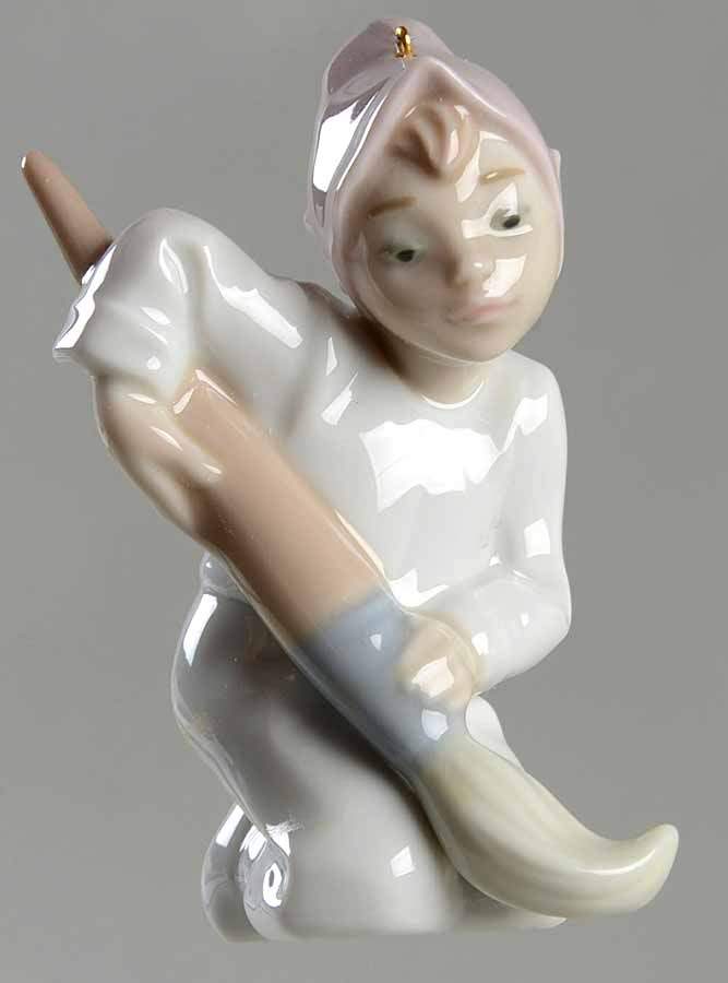 Lladro Christmas Ornament-Figural Elf Ornament - Boxed by Lladro-1