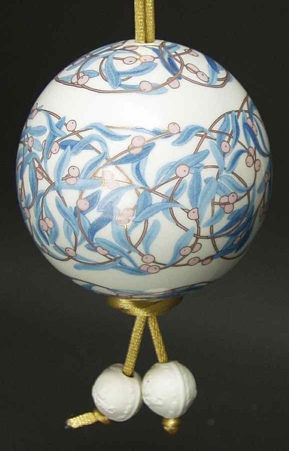 Lladro Christmas Ornament-Figural Under The Mistletoe Ball - No Box by Lladro-1