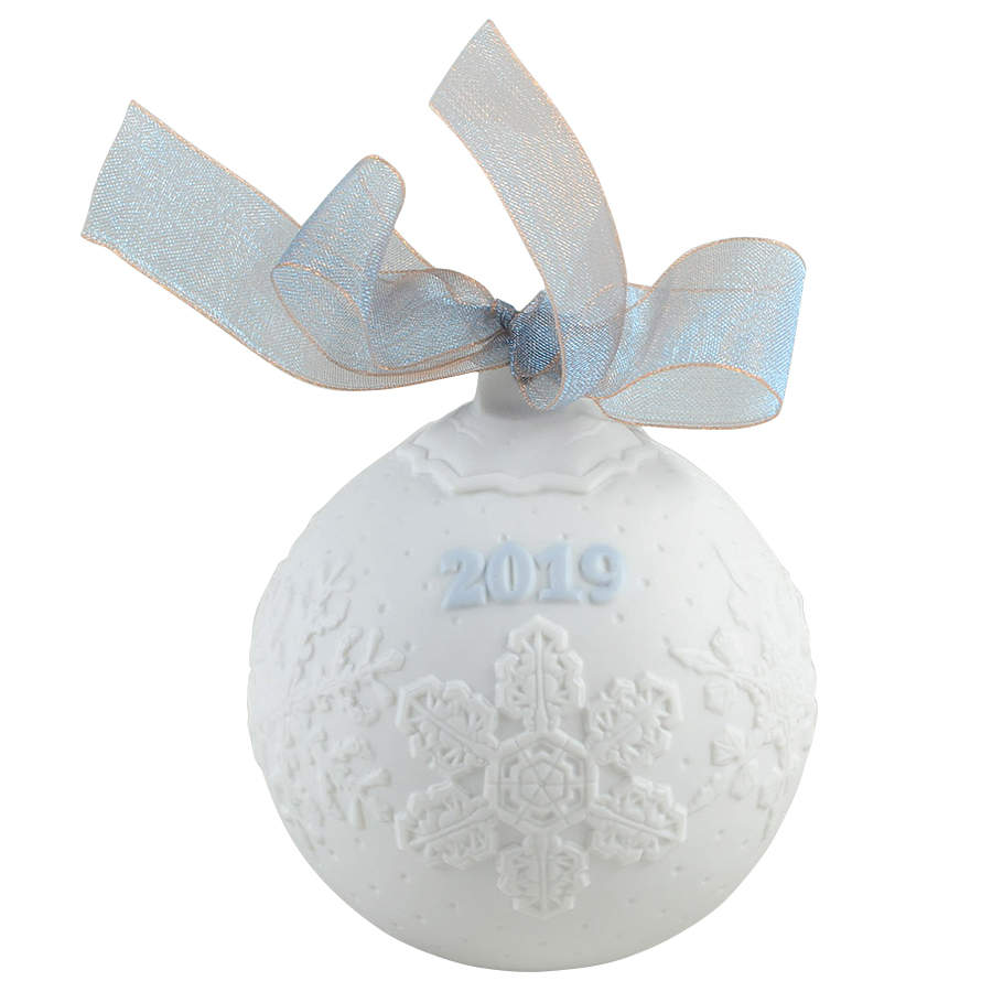 Annual Ball Ornament 2019 Christmas Ball - L8443 - Boxed by Lladro-1