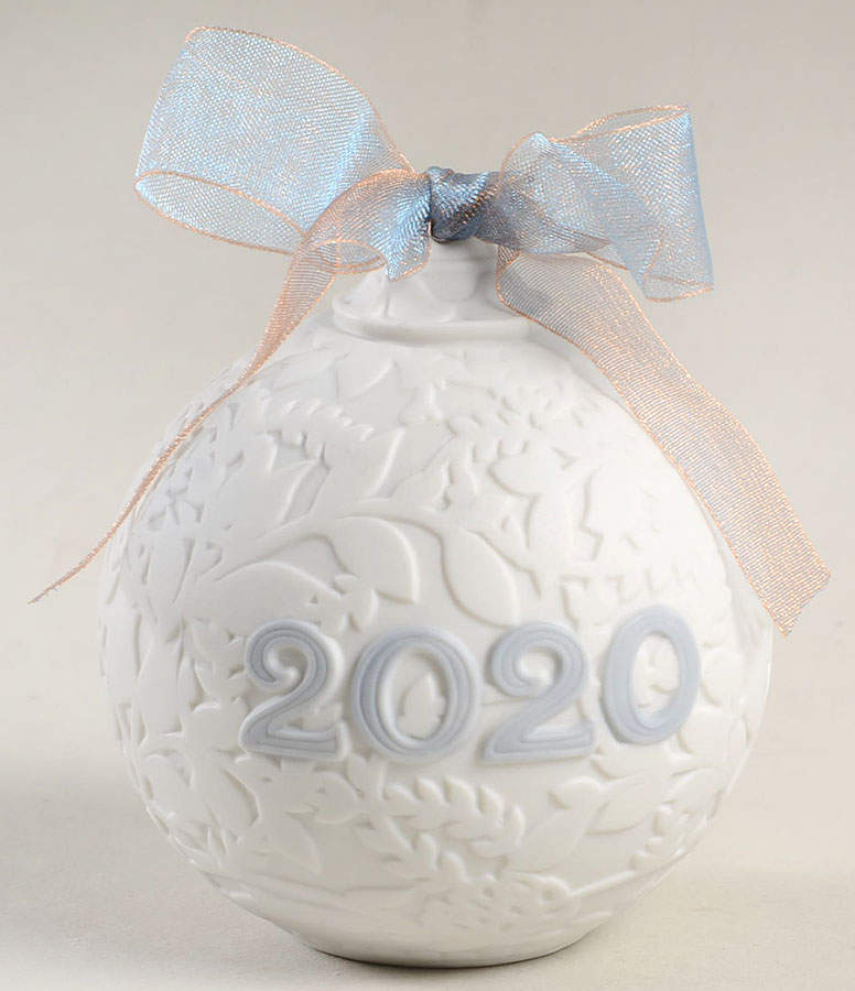 Annual Ball Ornament 2020 Christmas Ball - Boxed by Lladro-1