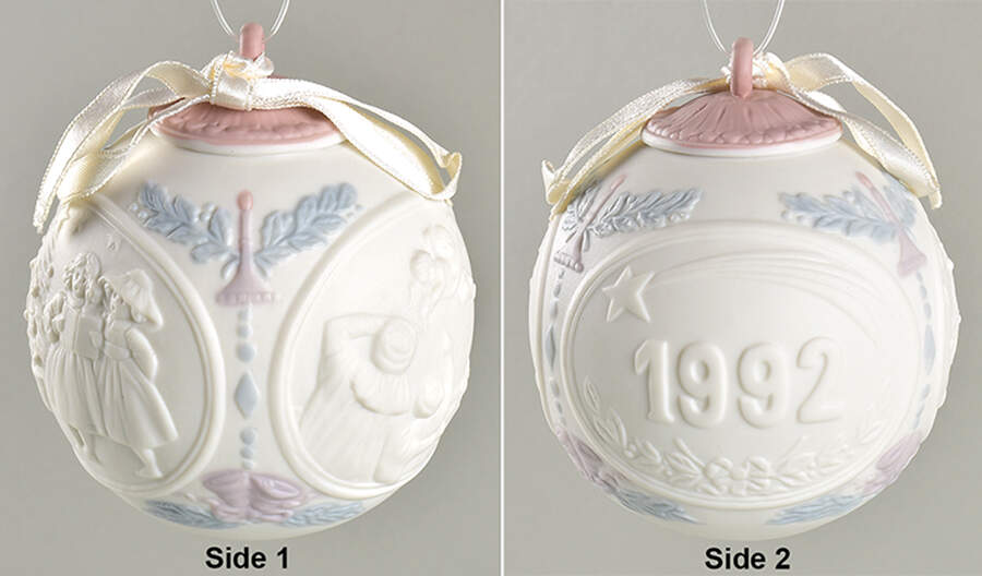Annual Ball Ornament 1992-L5914m - Boxed by Lladro-1
