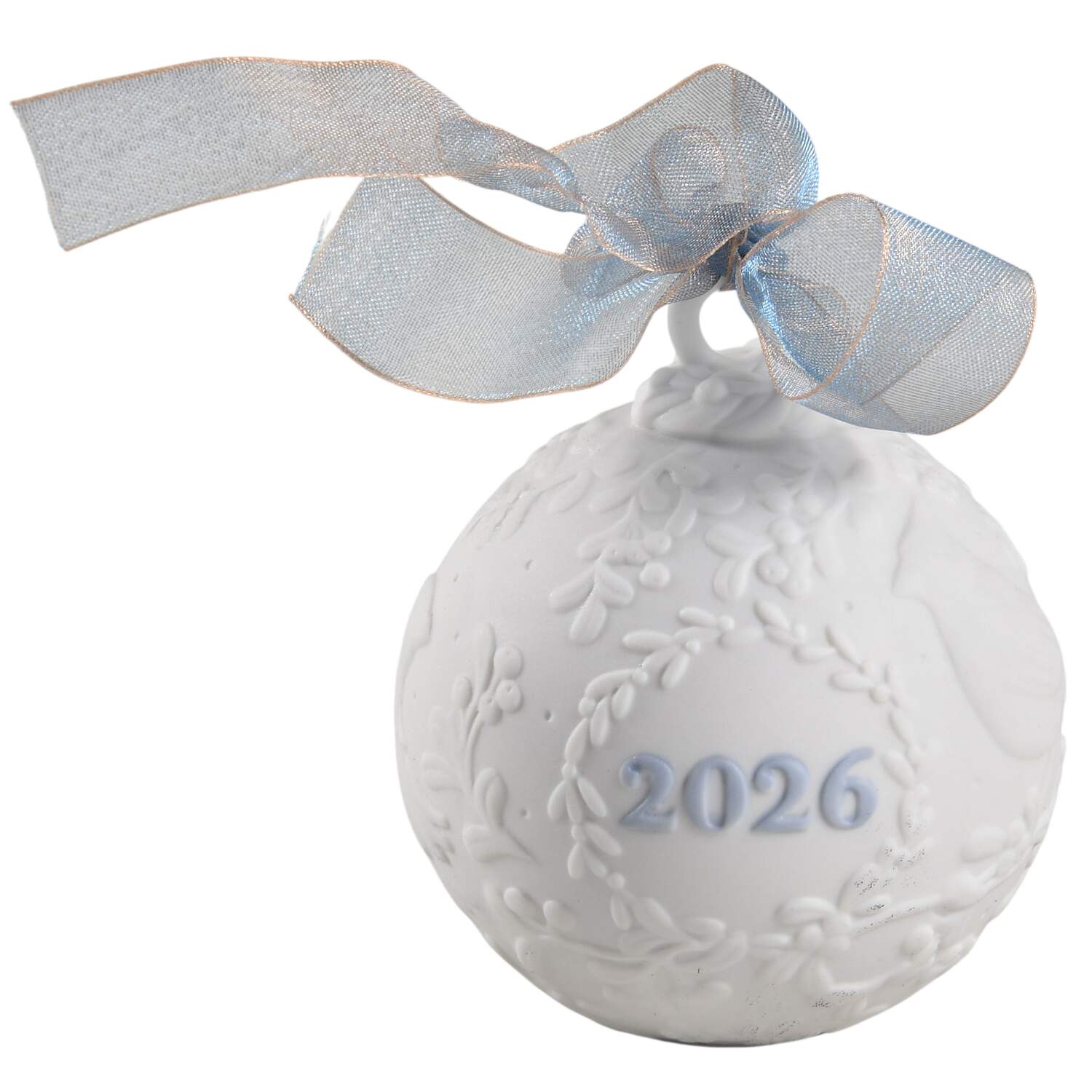 Annual Ball Ornament 2026 Christmas Ball-Blue - With Box by Lladro-1