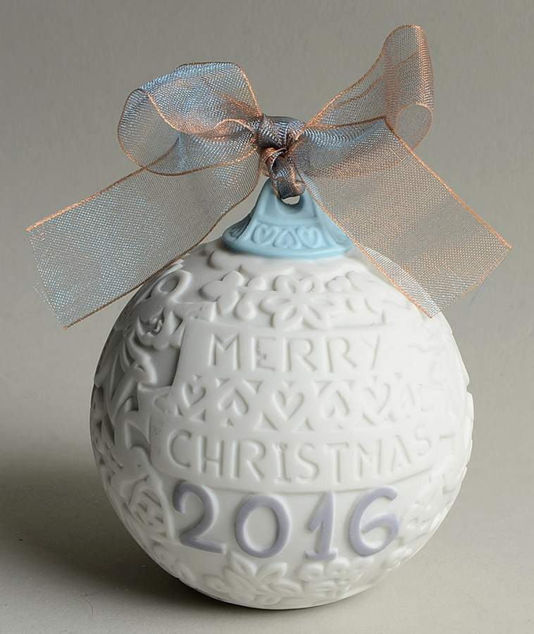 Annual Ball Ornament 2016 Christmas Ball-L8411 - Boxed by Lladro-1