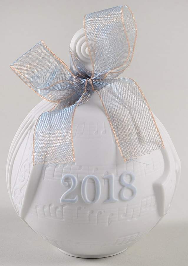 Annual Ball Ornament 2018 Christmas Ball-L8434 - With Box by Lladro-1