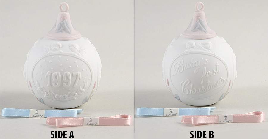Baby's First Christmas 6539-Baby's 1st Christmas Ball - No Box by Lladro-1
