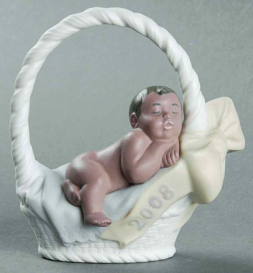 Annual New Born Black Legacy Collection Born In 2008 - Boy - Boxed by Lladro-1