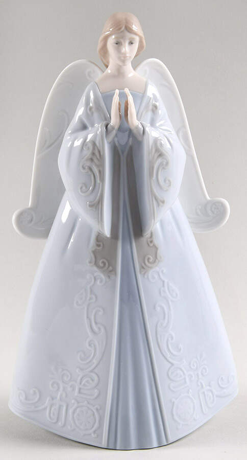 Tree Toppers Angels Praying Cantata-2005 - Boxed by Lladro-1