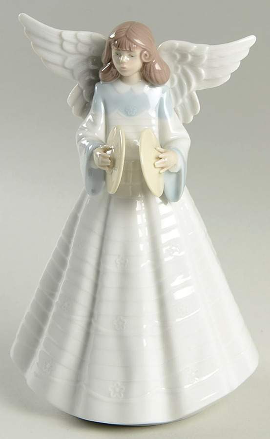 Tree Toppers Angels Angelic Cymbalist - Boxed by Lladro-1