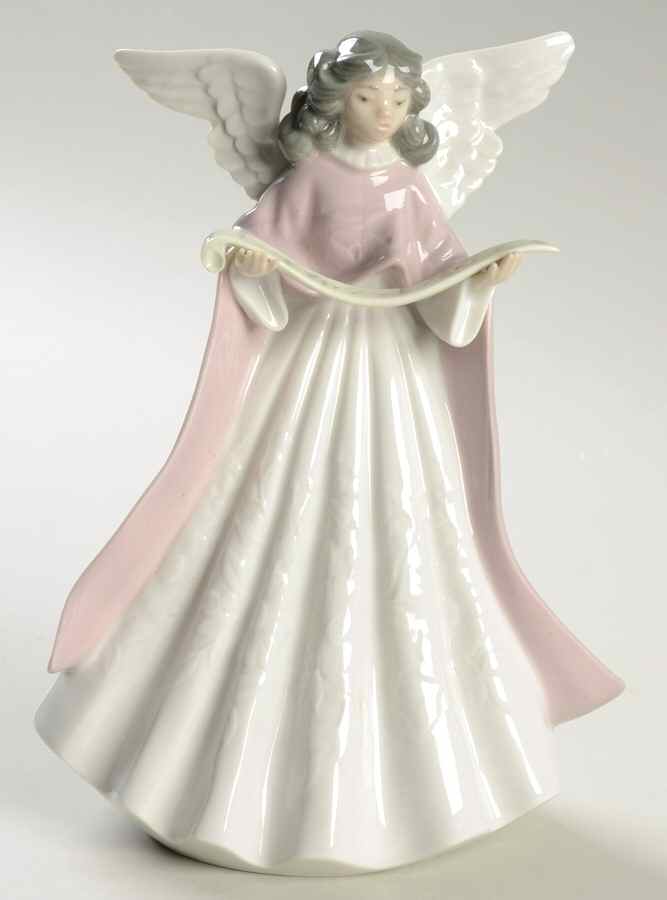 Tree Toppers Angels Angel Tree Topper-Pink - Boxed by Lladro-1