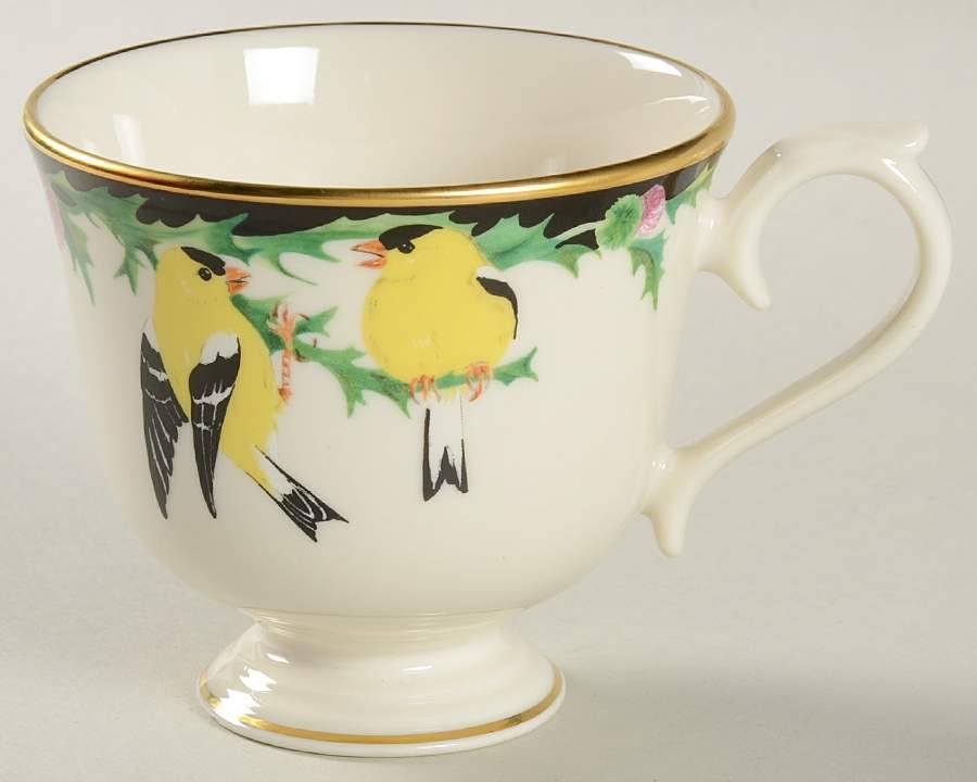 Birds of America Goldfinch Cup-Only - No Box by Lenox-1