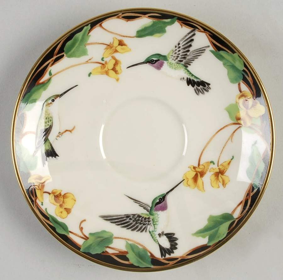 Birds of America Hummingbird Saucer-Only - No Box by Lenox-1