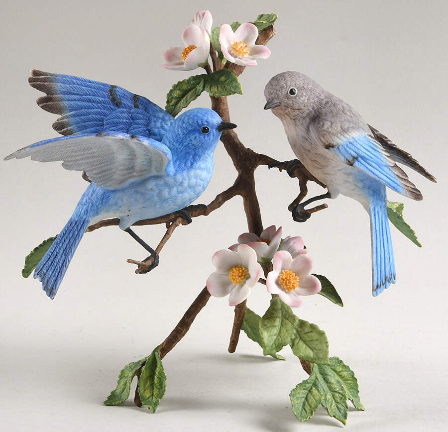 Lenox Figurines Birds On Flower Branch - Boxed by Lenox-1