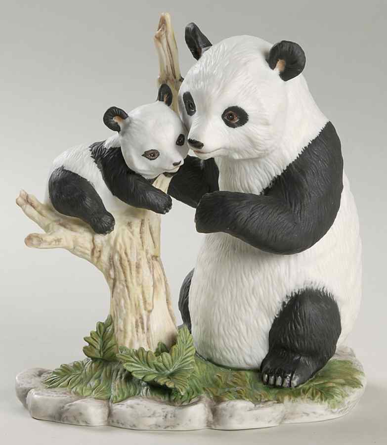 Lenox Figurines Mother Panda And Cub - Boxed by Lenox-1