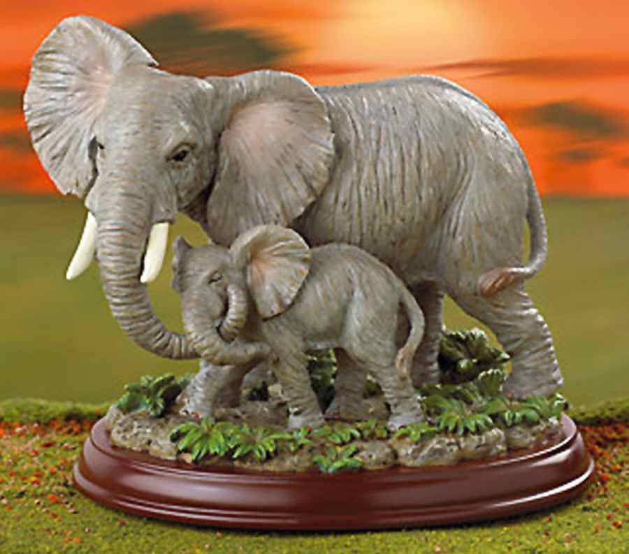 Elephant Collection Peaceful Embrace - Boxed by Lenox-1
