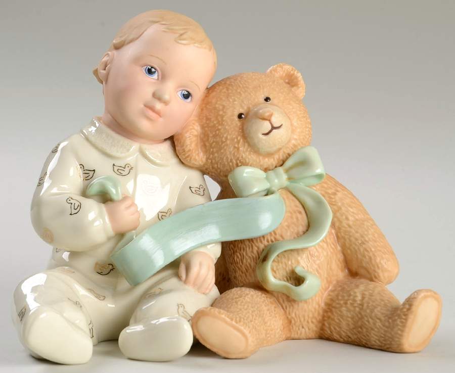 Lenox Figurines Baby's Own Teddy - No Box by Lenox-1