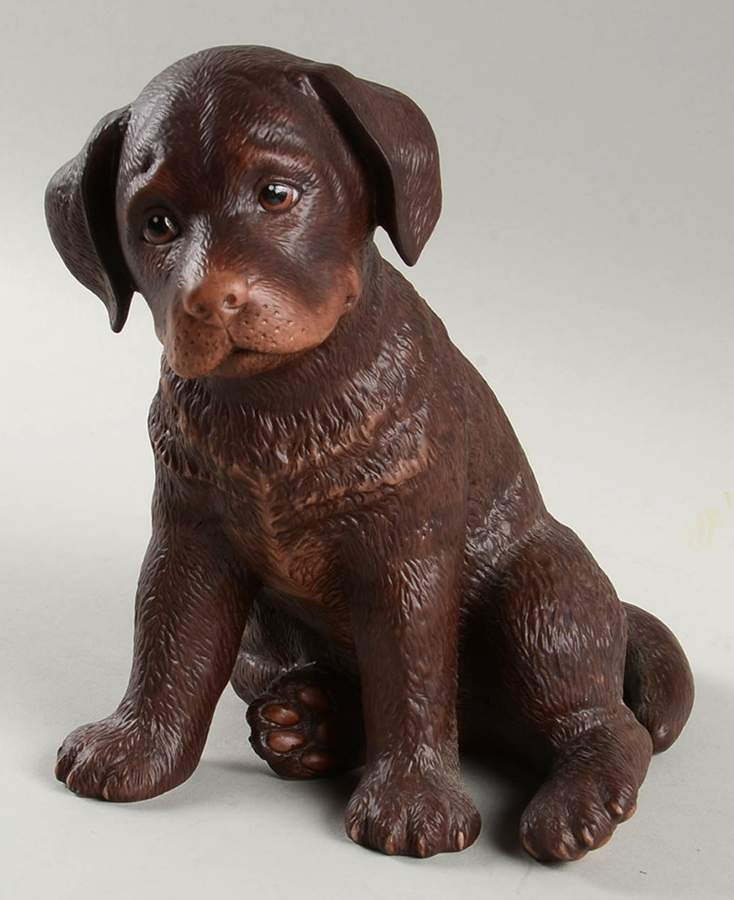 Breed Puppies Chocolate Labrador Puppy - Boxed by Lenox-1
