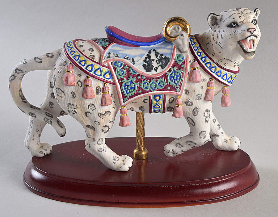 Carousel Animals Carousel Snow Leopard - Boxed by Lenox-1
