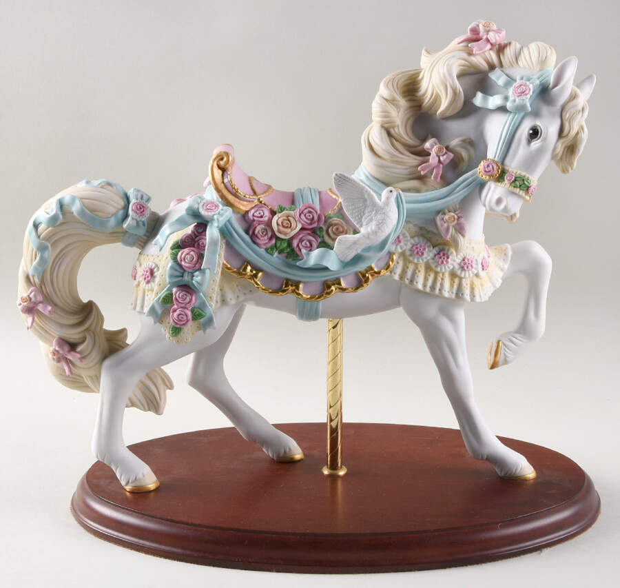Carousel Animals Ribbons And Roses - No Box by Lenox-1