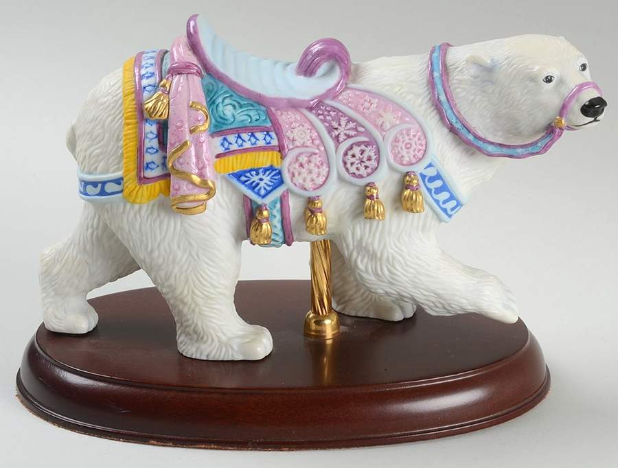 Carousel Animals Polar Bear - No Box by Lenox-1