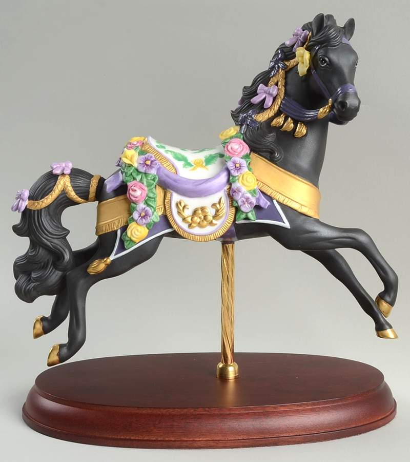 Carousel Animals Midnight Charger - Boxed by Lenox-1