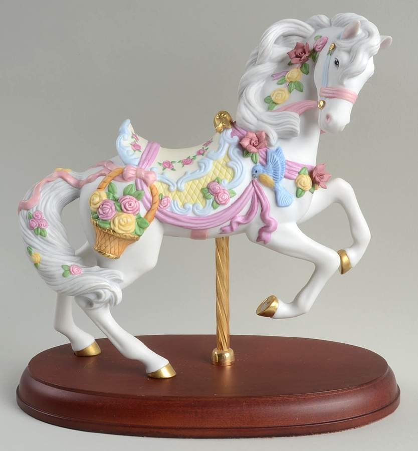 Carousel Animals Rose Prancer - No Box by Lenox-1