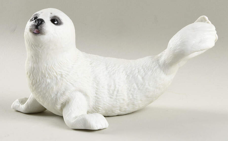 Endangered Baby Animals Baby Harp Seal - Boxed by Lenox-1