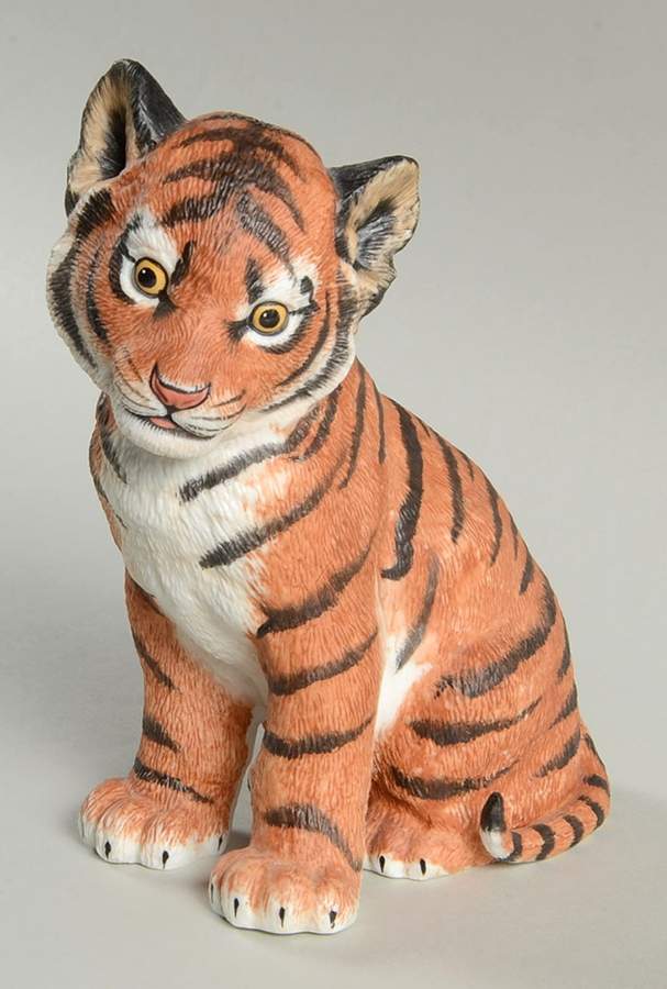Endangered Baby Animals Sumatran Tiger Cub - Boxed by Lenox-1