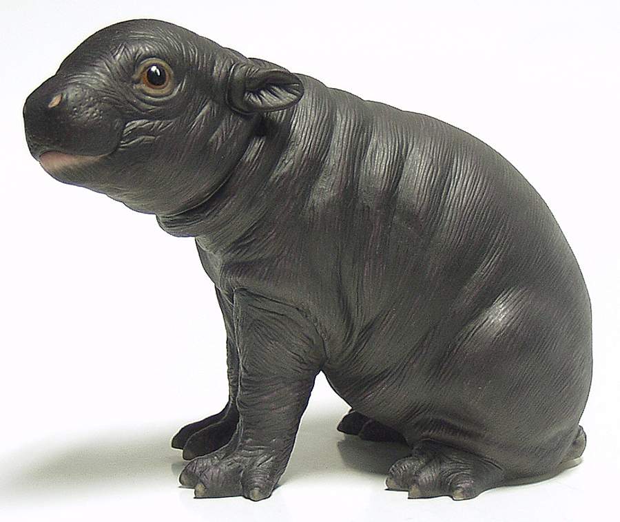 Endangered Baby Animals Pygmy Hippo - Boxed by Lenox-1