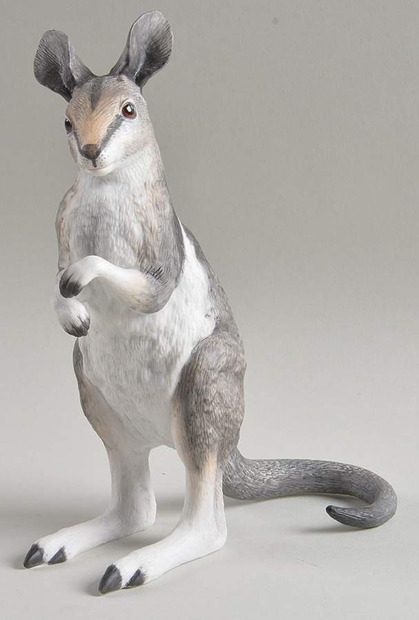 Endangered Baby Animals Bridled Nail-Tailed Wallaby Joey - Boxed by Lenox-1