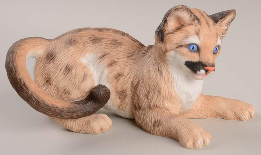 Endangered Baby Animals Florida Panther - No Box by Lenox-1