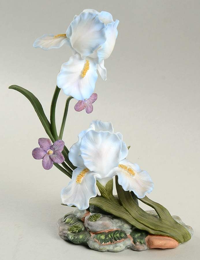 Flower Sculptures Iris Germanica - Boxed by Lenox-1