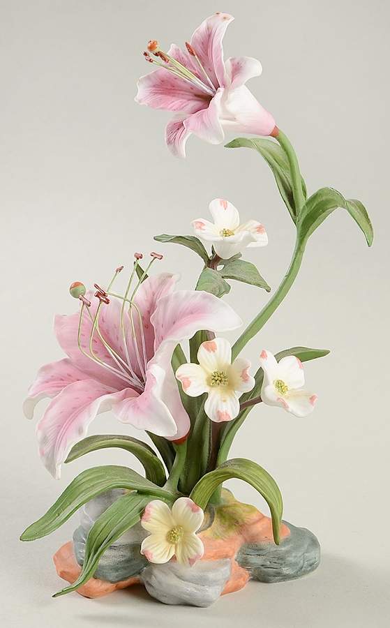 Flower Sculptures Rubrum Lily - With Box by Lenox-1