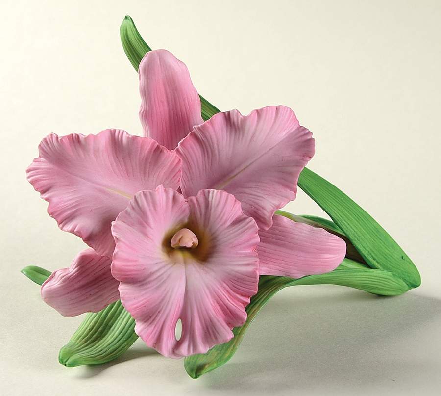 Garden Flowers Cattleya Orchid - Boxed by Lenox-1