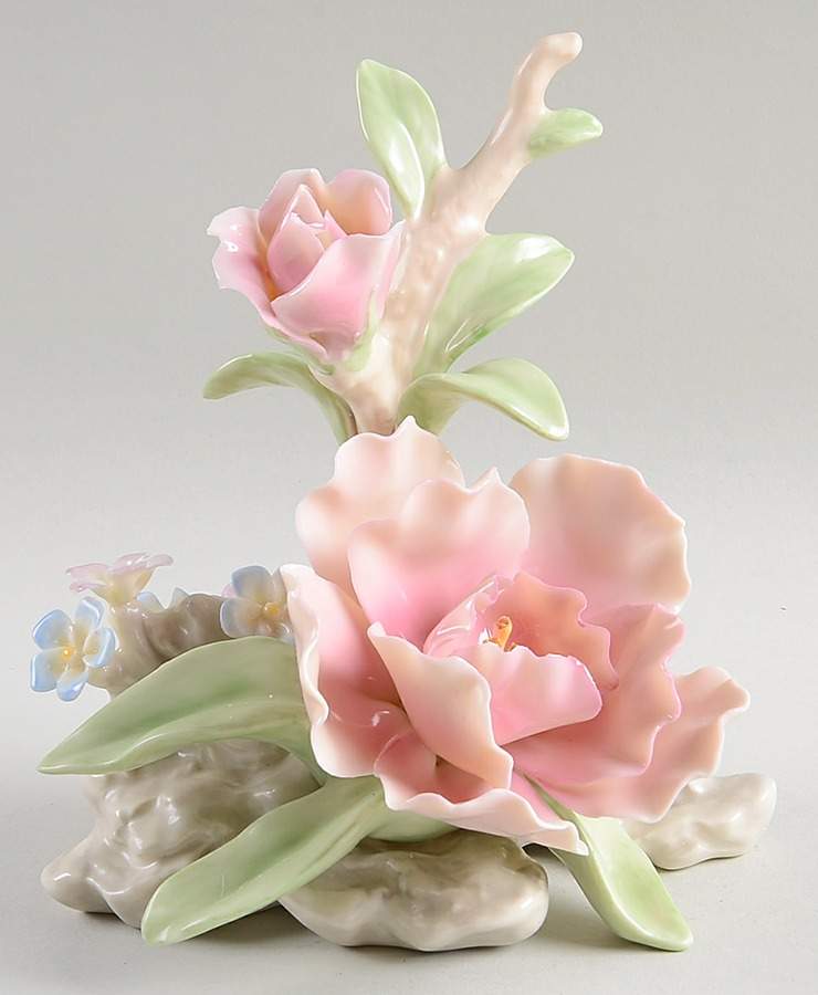 Garden Flowers Peony Blossom - With Box 53 by Lenox-1