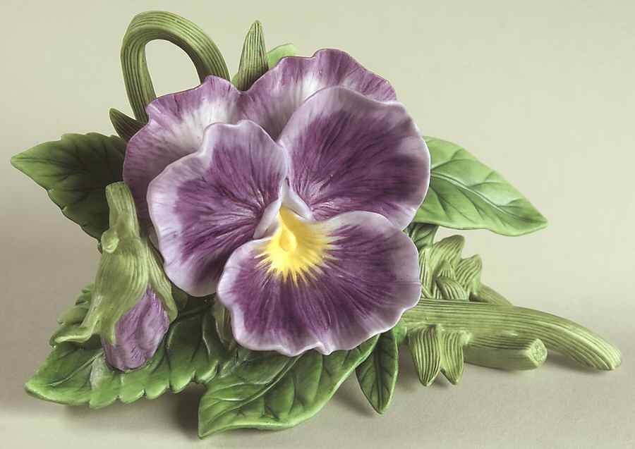 Garden Flowers Pansy-Purple - Boxed by Lenox-1