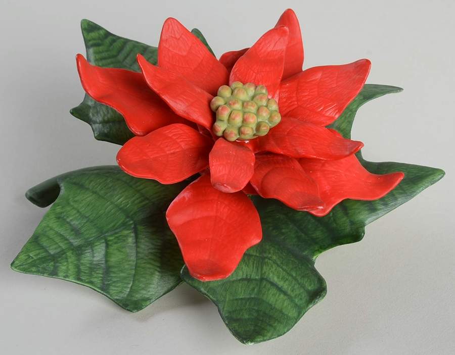 Garden Flowers Red Poinsettia - Boxed by Lenox-1