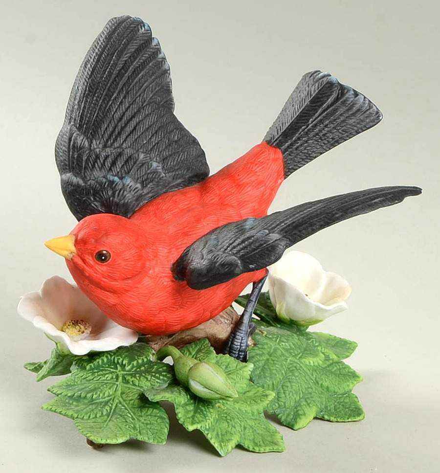 Garden Birds Scarlet Tanager - No Box by Lenox-1