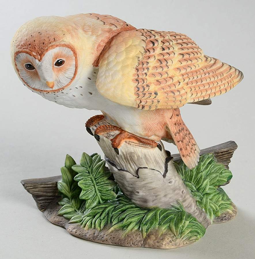 Garden Birds American Barn Owl - Boxed by Lenox-1