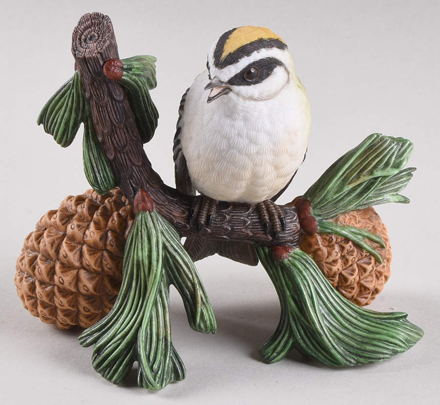Garden Birds Golden Crowned Kinglet-Female - Boxed by Lenox-1
