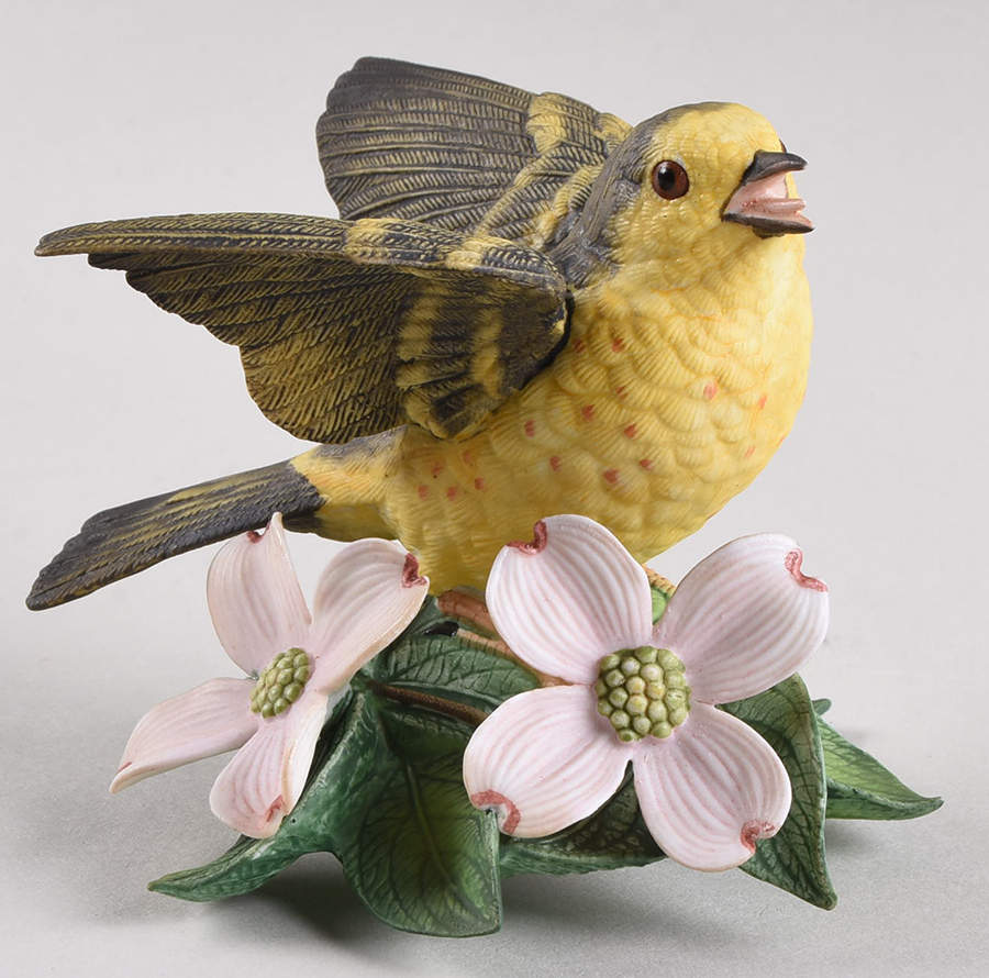 Garden Birds Yellow Warbler - Boxed by Lenox-1