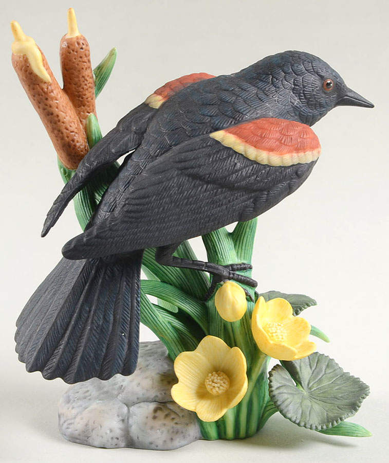 Garden Birds Red-Winged Black Bird - No Box by Lenox-1