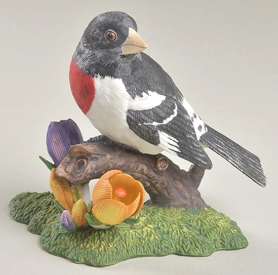 Garden Birds Rose  Breasted Grosbeak - No Box by Lenox-1