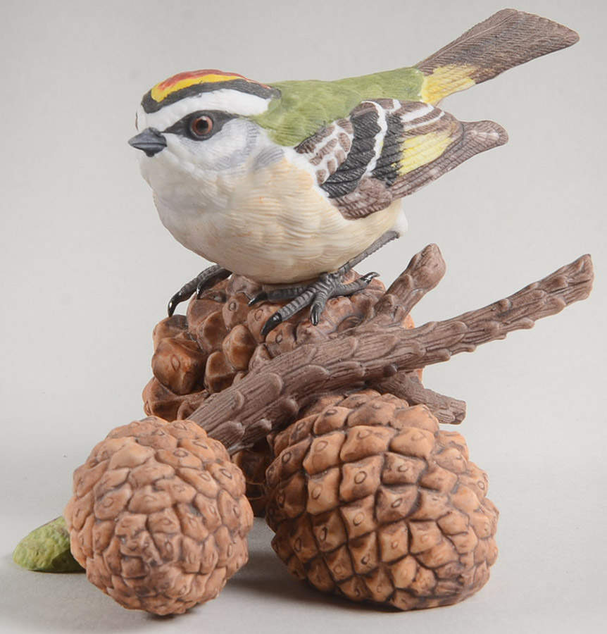 Garden Birds Golden Crowned Kinglet-Male - Boxed by Lenox-1