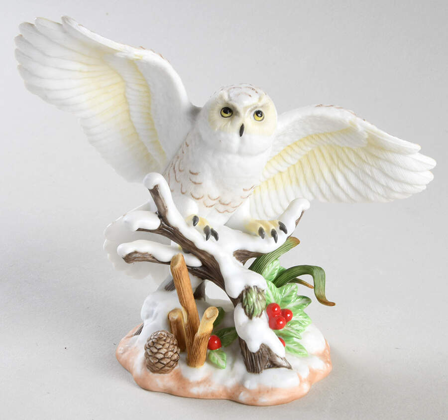 Garden Birds Snowy Owl - No Box by Lenox-1