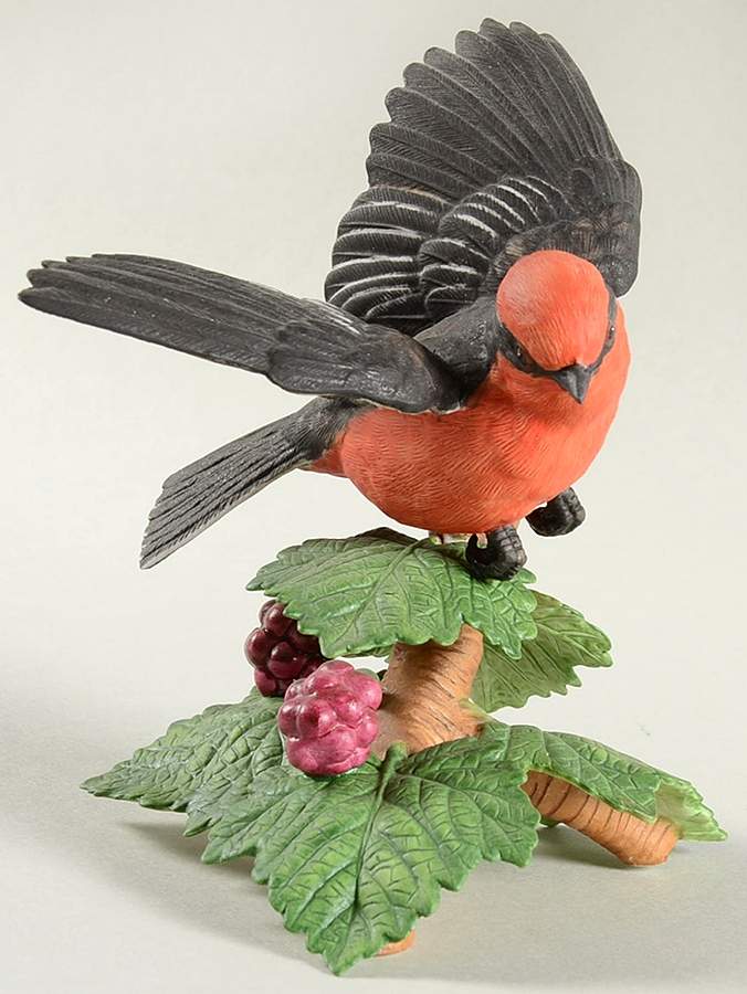 Garden Birds Vermilion Flycatcher - Boxed by Lenox-1