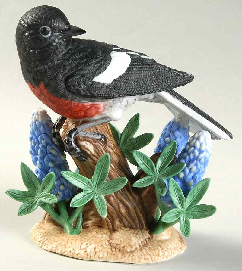 Garden Birds Painted Redstart - Boxed by Lenox-1