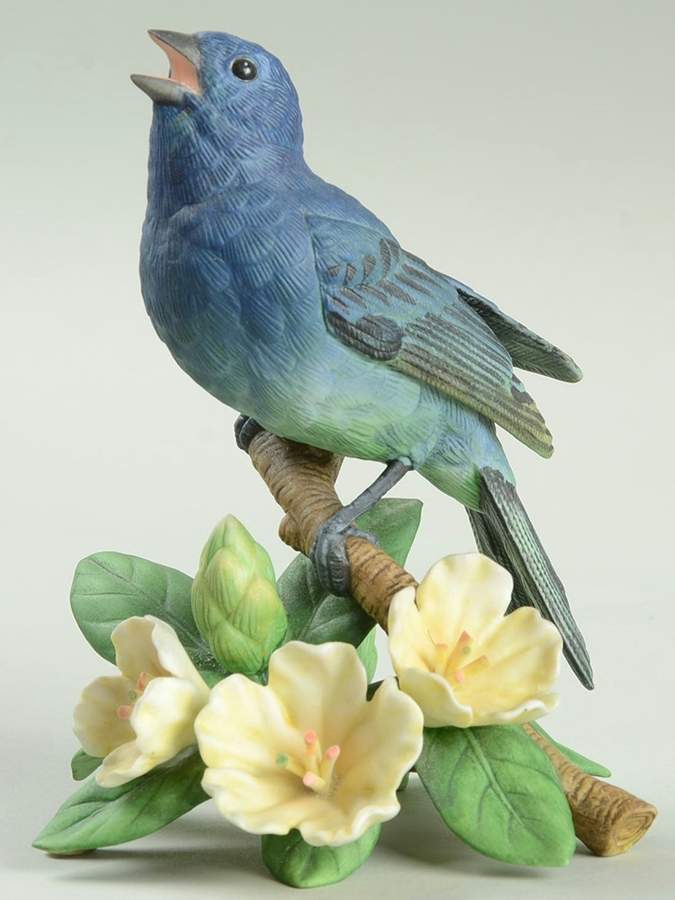 Garden Birds Indigo  Bunting - With Box by Lenox-1
